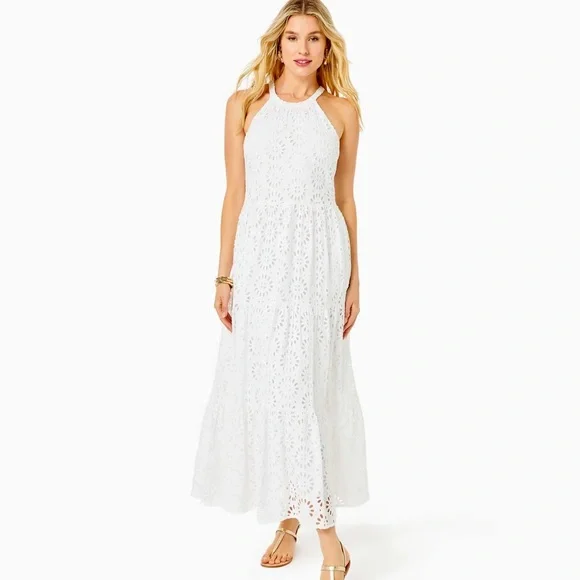 Lilly Pulitzer Beccalyn Eyelet Maxi Dress - Picture 2 of 6